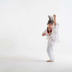 The studio asian kids  karate martial arts